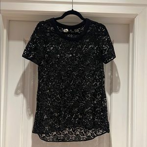 Aritzia Wilfred lace top